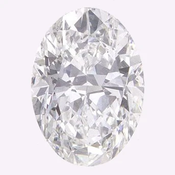 0.5 Ct Oval Earth-Grown Diamond