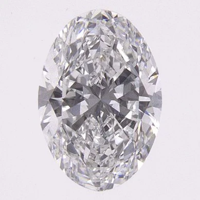 0.5 Ct Oval Earth-Grown Diamond