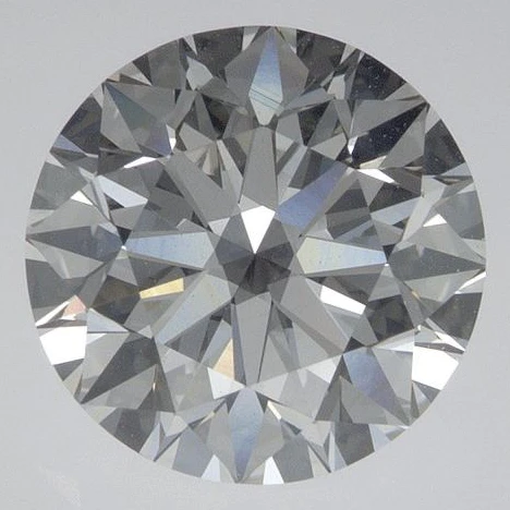 2.18 Ct Round Earth-Grown Diamond
