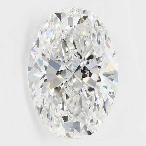 7.09 Ct Oval Lab-Grown Diamond