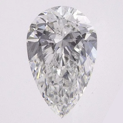 0.63 Ct Pear Earth-Grown Diamond