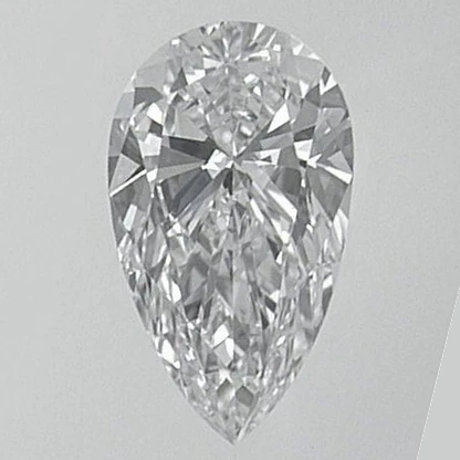 0.6 Ct Pear Earth-Grown Diamond