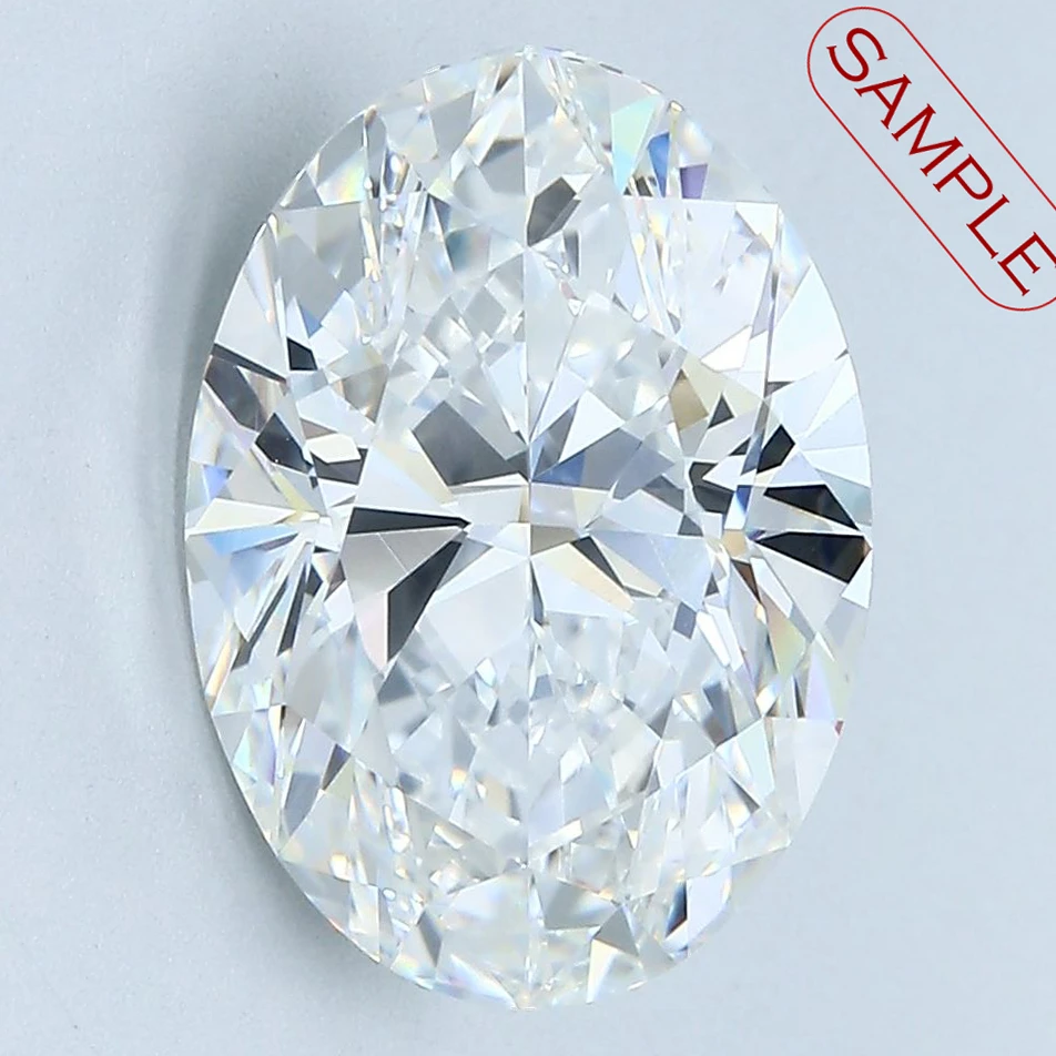 0.62 Ct Oval Earth-Grown Diamond