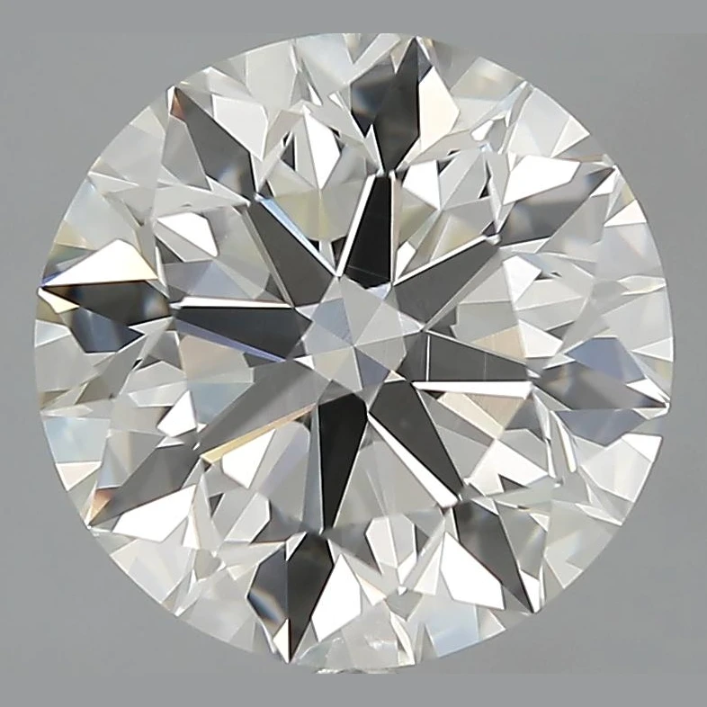 3.7 Ct Round Earth-Grown Diamond