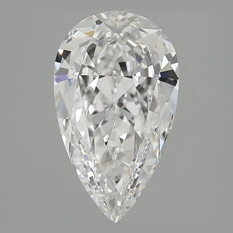 3.02 Ct Pear Earth-Grown Diamond