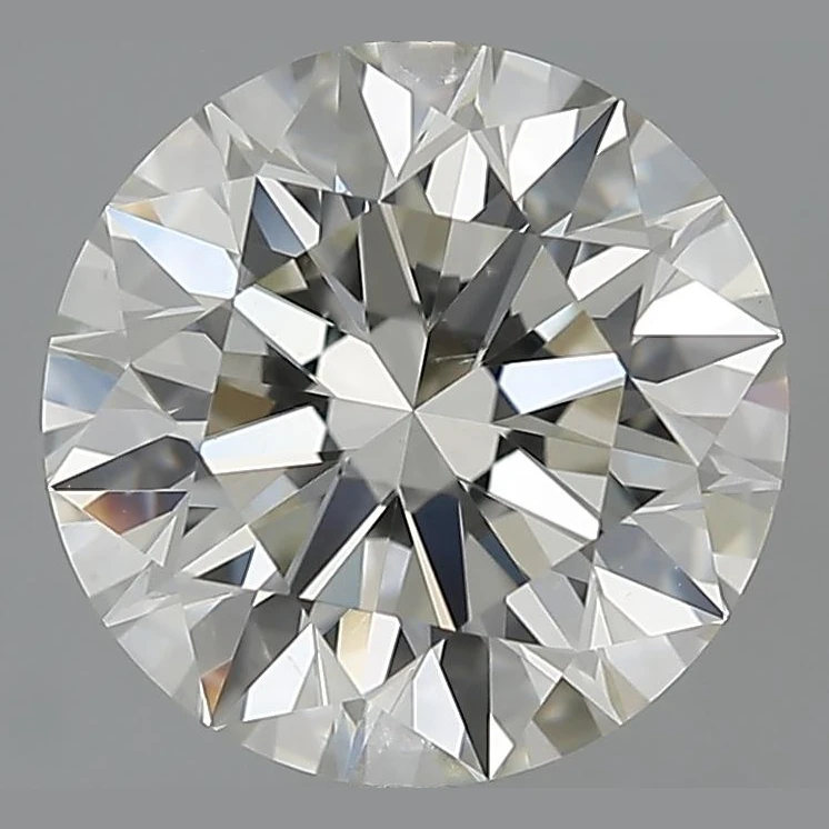 3.09 Ct Round Earth-Grown Diamond